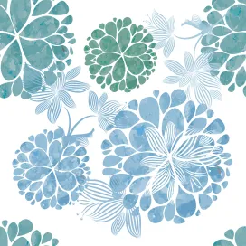 Elegant flower art seamless